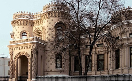 Открытка 18 мая. С днем музеев! Palace Morozov Mansion. M...