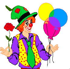  Клоун с цветком и <b>шариками</b> 