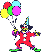 Клоун с надувными шарами