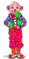 Клоун с зелеными шариками