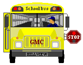 Школьный автобус. остановка