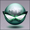 Зелёный шарик в очках