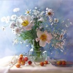 Букет с белыми лилиями от nattallia shloma