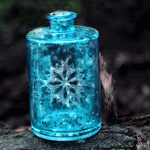 Снежинка в бутылке