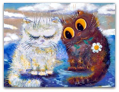 Влюбленные котики! 1 марта - всемирный день кошек