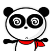  Панда с <b>красным</b> шарфиком 