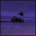 Островок на закате