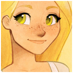  <b>Блондинка</b> с желтыми глазами, art by pireh 