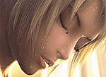 Плачущая блондинка