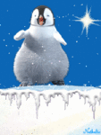Пингвин танцует