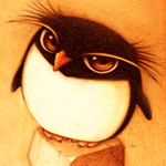 Рисованный пингвин