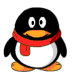 пингвин в красном шарфе