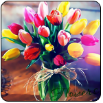  Тюльпаны в <b>вазе</b> (flowers) 