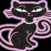 Кошечка (черное с розовым)