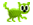 Зеленый котик