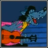 Волк играет на гитаре (ну, погоди!)