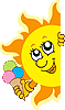  <b>Солнце</b> с с мороженым выглядывает 