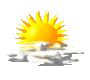 Солнце из облачка