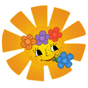  Открытки. <b>Солнце</b> с цветочками. 3 мая День <b>Солнца</b>! 