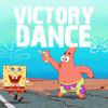Спанч боб бегает радостный (victory dance)