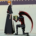  Казешини дарит подарок <b>ичиго</b> из аниме блич 