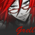 Грелль из аниме 'тёмный дворецкий' (grell)