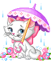  <b>Кошка</b> под зонтиком 
