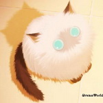  Милый пушистый котёнок с голубыми <b>глазами</b> 