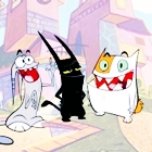 Три кота из мультфильма 'цап-царап'