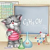 Котенок - химик!