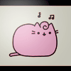 Поющий розовый котик