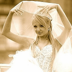 Даша пынзарь в свадебном платье