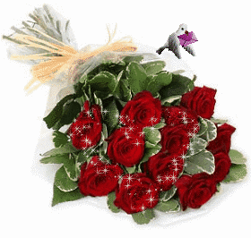  Букет роз, сердечко и голубь с <b>посланием</b> 