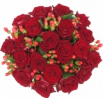 Букет прекрасных красных роз (17)