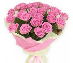 Букет из розовых роз (10)