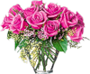Букет розовых роз прекрасен