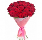 Букет прекрасных красных роз (25)
