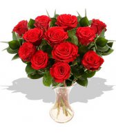Букет прекрасных красных роз (22)