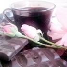 Чай, шоколад и розы