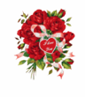 Букет роз с любовью