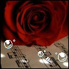 Роза и ноты