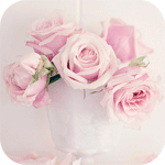 Нежный букет роз в вазе
