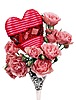 Букетик роз с сердечком