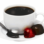 Чашка кофе с шоколадом