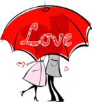 Влюблённые под зонтиком (love)