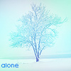 Alone,одиночество,одинокое дерево в снегу