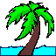 Пальма у воды