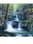 Водопад в лесу (3)