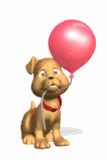 Собачка с шариком