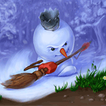  <b>Снеговик</b> пытается препятствовать приходу весны 